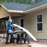Women Build 2021 siding the new house